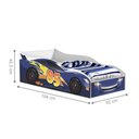 Ver imagem 2 de Cama Violeta Solteiro Carro Azul