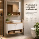 Ver imagem 7 de Gabinete para Banheiro Conjunto Armario Espelheira Cuba Star