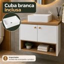 Ver imagem 6 de Gabinete para Banheiro Conjunto Armario Espelheira Cuba Star