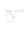 Ver imagem 2 de Assento Sanitario de Plastico Kids Api.166.17 Branco - Deca