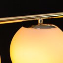 Ver imagem 6 de Pendente Petit Poa Gold e Branco 60cm 3 Globos Vidro SQ001 Bella St2432