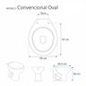 Assento Sanitário Decorado Oval Preto com Borboleta Azul - 2