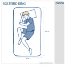 Ver imagem 3 de Cama Box + Colchão Solteiro King Mendoza Molas Ensacadas Pillow Top 96x203x71cm - Extra Macio