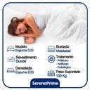 Ver imagem 5 de Cama Box Baú Solteiro Suede + Colchão de Espuma D33 - Sereneprime - 88cm Bege