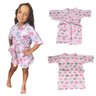 Roupão Soft Aveludado Infantil G 8 a 10 Anos Coração - 1