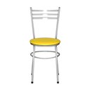 Ver imagem 5 de Conjunto 4 Cadeiras Epoxi Cinza para Cozinha Cor:amarelo