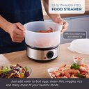 Ver imagem 2 de Elite Gourmet Vaporizador Compacto 2.5 Quartos com Bandeja Bpa-free (inox/preto)