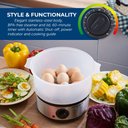 Ver imagem 3 de Elite Gourmet Vaporizador Compacto 2.5 Quartos com Bandeja Bpa-free (inox/preto)
