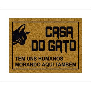 Tapete Capacho Casa do Gato