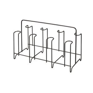 Porta Copos Suporte Escorredor de 8 Lugares Preto Organização Cozinha