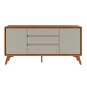 Ver imagem 1 de Buffet Sinus 2 Portas 3 Gavetas Naturalle Off White