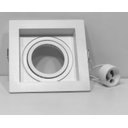Ver imagem 3 de Kit Spot de Embutir Par20 Quadrado Orientável Face Recuada Branco Moon 1061056 11 Embutidos