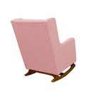 Ver imagem 5 de Poltrona de Amamentação Balanço Diana com Puff Veludo Velvet Rose - Lg Decor Baby