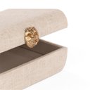 Ver imagem 3 de Caixa Decorativa em Mdf com Revestimento em Linho 21cm 21812 Mart