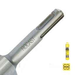 Haste Adaptadora com Encaixe Plus para Broca Haste Paralela - 8,0mm - Ref. 44,0008 - Rocast - 4