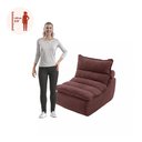 Ver imagem 4 de Poltrona Reclinável Sync Kappesberg 90cm Boucle Hibisco