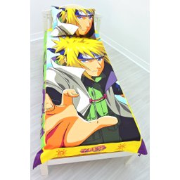 Jogo De Lençol Decorativo E Fronha Solteiro , Naruto Mod 3 Kit 2 pçs - 2