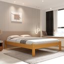 Ver imagem 1 de Cama Turca Queen de Madeira Maciça Reforçada Cor Mel