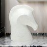Escultura Cavalo Decorativo em Resina na Cor Off White 25cm - 2