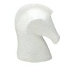 Escultura Cavalo Decorativo em Resina na Cor Off White 25cm - 1