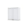 Armário Aéreo 2 Portas 800mm Nova York Henn - Branco Hp - 1