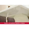 Conjunto: Mesa Sala Jantar Solana Sc66 Tampo Madeirado C/ Vidro Canto Curvo 200x90cm e 8 Cadeiras - 12