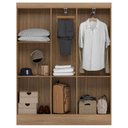 Ver mais imagens de Guarda-Roupa 5P Ártico MDP Amêndola/Off-White