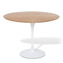 Ver imagem 1 de Mesa de Jantar Tulipa Saarinen Redonda 80cm Freijó Branco