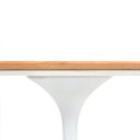 Ver imagem 3 de Mesa de Jantar Tulipa Saarinen Redonda 80cm Freijó Branco