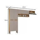 Ver imagem 7 de Cozinha 3 Peças Madri - Salleto Cor: Cinamomo Off