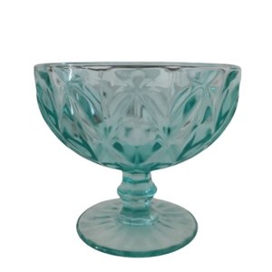 Jogo Taças Sobremesa Diamond 6un 310ml - Azul Turquesa