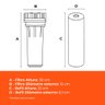 Kit 6 Filtros P/ Caixa D'água ou Cavalete Fortlev - 3