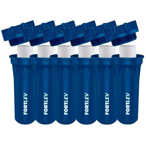 Kit 6 Filtros P/ Caixa D'água ou Cavalete Fortlev