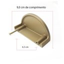 Ver imagem 2 de Kit 4 Puxador Armario Puxador Concha para Gaveta Puxadores Coloniais Armarios Comoda Cozinha: Dourad