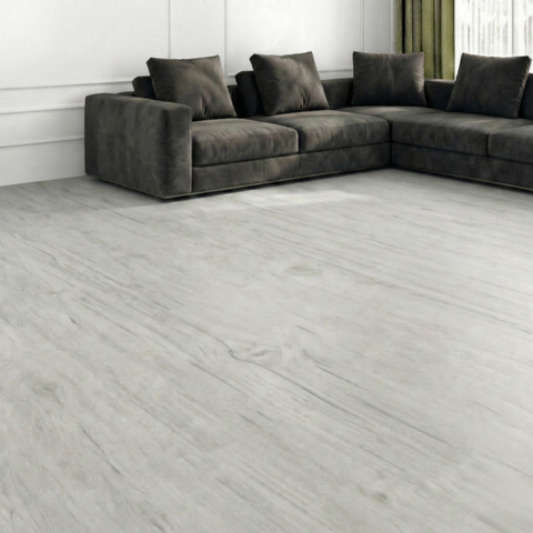 Piso Vinilico Colado Manta Home 0,7mm 30m² Casa Grassi Cinza/Malibu Scandian