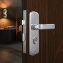 Ver imagem 3 de Fechadura para Porta de Entrada Externa com Espelho Capri 40mm MGM Cromado