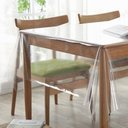 Ver imagem 1 de Toalha de Mesa Plástico Transparente Impermeável 0.60MM Tamanho:1,00M X 1,40M