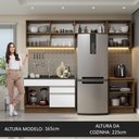 Ver imagem 7 de Armário de Cozinha Completa 260cm Rustic/Branco Glamy Madesa 05