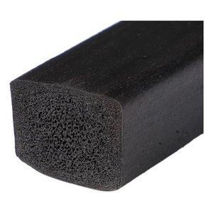 Perfil de Borracha Esponjoso Vedação Macio 20x50mm - 1m