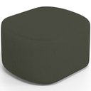 Ver imagem 7 de Kit 2 Puffs Decorativos Orgânico para Living Quarto 70cm Doha W01 Linho Verde Musgo - Lyam Decor