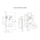 Ver imagem 6 de Fechadura para Porta de Banheiro com Espelho Capri 40mm Mgm