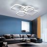 Lustre Moderno Led Quarto Escritório Controle Remoto 3 Tons Cor:branco - 2