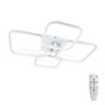 Lustre Moderno Led Quarto Escritório Controle Remoto 3 Tons Cor:branco - 1