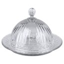 Ver imagem 1 de Queijeira de Vidro Crown 20cm Cv244732 Cazza