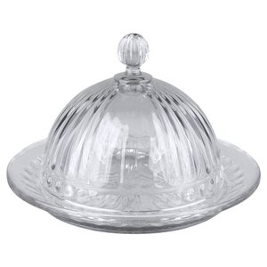 Queijeira de Vidro Crown 20cm Cv244732 Cazza