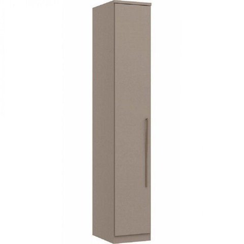 Módulo de Guarda Roupa 1 Porta Elegance Cinza/Níquel