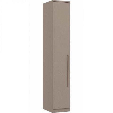 Módulo de Guarda Roupa 1 Porta Elegance Cinza/Níquel
