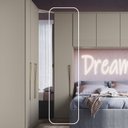 Ver mais imagens de Módulo de Guarda Roupa 1 Porta Elegance Cinza/Níquel