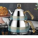 Ver imagem 1 de Chaleira & Bule de Chá Turco Aço Inox Mini Gold OZLF46