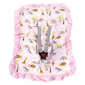 Capa de Bebê Conforto Mt - Safari Rosa